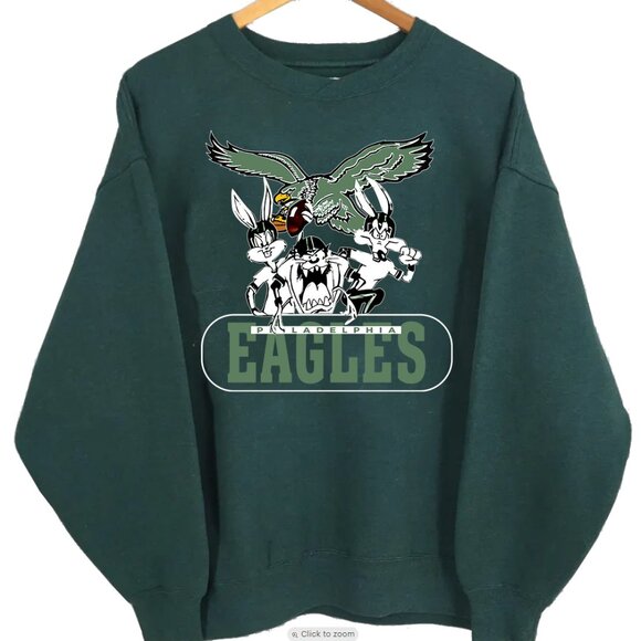Philadelphia Eagles Football Sweatshirt, Philadelphia Eagles Shirt Sweatshirt - Picture 1 of 2